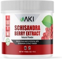 AKI Schisandra Berry 提取粉末 - 制自Schisandra Chinese Berry - 可能帮助促进能量和物理性能 - 非GMO & Vegan Fellower (6oz/170g)