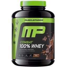 肌肉药效战斗 100% Whey蛋白粉 巧克力牛奶 快速恢复和肌肉增益 与Whey Isolate, 女性和男性的高蛋白粉, Gluten Free, 5lb, 67 services