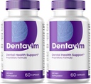 (2包) Dentavim Capsules - 牙齿和口腔的所有自然护理 - Dentavim 牙科保健方程式药 - 用于整体口腔保护的最大强度、维生素和矿物,Denta Vim 用于审查