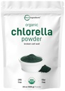 有机氯粉,20 Ounces → 完全吸收的碎细胞墙 → Raw Superfood 补充品,富含蛋白质和维生素 → 非GMO, Vegan, 非辐照
