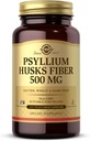 Solgar Psyllium Husks Fiber 500 mg - 200 蔬菜胶囊 - 非GMO、Vegan、Gluten Free、奶制品Free、Kosher - 100 服务