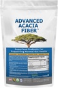 高级Acacia 纤维粉末盒 2.5 Ibs(40oz) 可溶性纤维 Leaky Gut 修理粉末 + 有机使用 碳酸钠 Alkaline 补充 Alkalinity 1LB