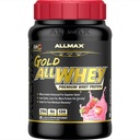 AlMAX 营养金 ALLWHEY,草莓 - 2磅 - 24克蛋白质 Per Scoop - Gluten Free, Low Carb & Low Sugar - 约30种