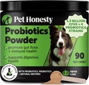 Pet 诚实的全自然亲子素和南瓜粉狗补充剂 - Prebiotics, Probiotics, Enzymes & Antioxidants for Health Gut Flora, Digestion and Avicus (90 Scoops) (英语).