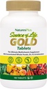 NaturesPlus 生命源金多维特敏 - 180块片 - 配有维生素D3 & B12 - 血液,骨骼和免疫支持 - 蔬菜和葡萄糖自由 - 60种服务