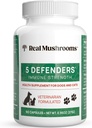 5 猫和狗的维权者蘑菇补充品 — 查加,Shiitake, Reishi, Turkish Tail, Maitake – Cat multivitamin & Dog 健康支持补充品 — 90 cm Real Mushrops Powder Capsules