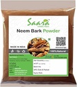 Neem Bark 粉末 Neem Chal 粉末,在疲劳中有用,皮肤病,维生素补充100gm