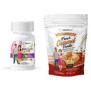 BariatricPal Duodenal Switch 完整的30天供应维生素包(带有45mg铁钙的胶囊 Citrate Soft Chews 配有Probiotics - 法国焦糖香草)