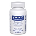 纯封装 减少Glutathione → 假过敏抗氧化剂补充剂 支持肝脏和细胞健康* → 60 Capsules