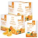 Ener-C 无糖能源 橙色 多维特敏 饮料 混合维生素 C 1000mg & 电解质 - 天然豁免支持 实果汁粉 Non-GMO Vegan & Gluten Free - 60 Counter