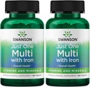 Swanson Century Formula multivitamin with Iron 130 Tabs ((2 Pack)) 的多维素制式