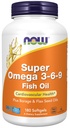 Now Foods Supplements, Super Omega 3-6-9 1200 mg 配以鱼,波拉奇和Flax种子油,180软胶