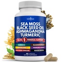 新AGE海 Moss黑种子油 Ashwagandha Turmeric Bladderwrack Burdock - 与马努卡,蜂蜜丹德利翁,ACV 黑辣椒 Gluten Free (英语).