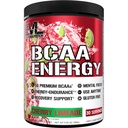 EVL BCAAs 氨基酸粉 - 氨基酸粉 - BCAA 能量前置工作粉 用于肌肉恢复 利安生长和耐力 - 将工作后恢复水分还原 饮用天然咖啡因 - Cherry Limeade