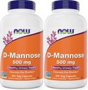 现在的D-Mannose 500 mg, 300 capsules (Pack of 2) - Vegan 非转基因物质对女性和男性的补充 - 支持健康的尿道切除剂,清洁剂 The Bladder