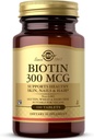 Solgar Biotin 300 mcg - 100平板电脑 - 支持健康的皮肤,钉子和头发 - 非GMO,Vegan,Gluten Free,乳品自由,Kosher - 100 服务