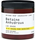BEYOND RAW 化学实验室 Betaine Anhydrous Powder 支持正常细胞生长,健康心血管系统和肝脏健康 + 30服务