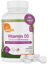 Zahler Vitamin D3 CHEWBLE 2000IU,全自然增产 瞄准维生素D缺陷,认证 科舍,120大品尝 橙光片