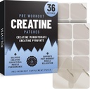 工作前 Creatine 补丁 - 36 Pcs → Creatine Monohydrate & Pyruvate → 能量支持和肌肉恢复 → 易用粘贴补丁用于健身、健身和主动生活方式
