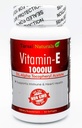 Vitamin E 1000 IU 50 Softgel Capsules Naturals Support Over All Health Energy Health Physical Activity Made in USA Gluten Free FDA Registered Facility cGMP Non GMO