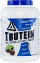 体营养 特鲁特因高蛋白粉:45% Whey,45% Casein,10% Egg White,无葡萄糖,低钠,草药 Whey蛋白粉,Gym 补充和早餐摇摆,巧克力薄荷,4lb