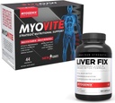 Myogenix Myovite Multivitamin & Liver Support Bandle – 高级日常营养和器官支持 – 促进能源、戒毒和整体健康