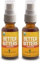 Herb Pharm Better Bitters 认证有机消化比特,橙色,1 Ounce(包2)