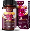 11-in-1 NMNH (Dihydronicotinamide Mononucleotide), 600mg per Serving, NAD+ Supplement with Resveratrol, CoQ10 to Support NAD+ Levels, NMNH Supplement for Anti-Aging, 60 Count, 30 Day Supply-44
