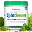 AllMAX 营养 - Cytogreens Super Greens 粉末,注入螺旋藻,菠菜和大麦草,支持Immune和消化健康,Gluten Free & Vegan, 60 services (Acai Berry Green Tea)