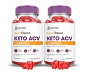 合理实验室 (2 Pack Rapid ripped Keto ACV Gummys 高级公式 1000MG  Rapidripped 配有石榴蜂蜜汁粉 B12 Vegan Non GMO 120 Gummys)