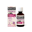 Robitussin 老年莓 cough + 胸腔摄入 DM 儿童咳嗽药物、胸腔摄入救济和咳嗽糖浆 - 4 Fl Oz