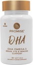 承诺产前DHA - 药物级Omega-3 DHA(供应期为3个月) 一次每日草莓裂软胶,含290毫克DHA. 所有天然产前DHA促进婴儿的脑和眼发育