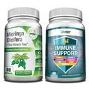 GreeNatr 能源支持和免疫防御包:纯莫林加 Oleifera Leaf 提取 Veggie Capsules (1000 mg) 配有 7-in-1 的免疫支持能源,摩德,内存,焦点