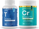 T-Hero + 微量化克里塔酸单水合物 + 男性健康补充剂 - 肌肉支持和T-健康
