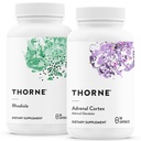 THORNE - 适应原体和肾上腺支持包 - 应对压力的自然解决方案 - Rhodiola和肾上腺科特克斯 - 60种服务
