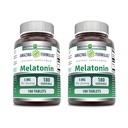 Melatonin的神奇配方 – 5 Mg Pervice – 180 plats – Non-GMO – Gluten Free – 在美国制造 – 包装 2