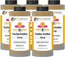 Trachea Soother Syrup 5 PAK HOUN HOND Honey - 折叠的Trachea症状的天然草药补救措施 - 味道好 - 易于管理(5 fl oz/ea)