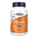 NOW 补充剂,L-Tyrosine 500 mg,支持精神警惕性*,神经递质支持*,120 Capsules