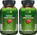 Irwin Naturals Triple-Boost Cafeine-Free Energy – 75 Liquid Soft-Gels – 适应性日能源支持 - 2 Pack