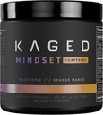 Kaged Nootropic公式、Mindset、焦点和生产力补编、纯咖啡因、增强记忆、Mood、Clarity、30种服务