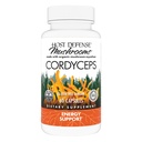 Host Defense Cordyceps Capsules - Immune & Energy Support Suppose - 肾脏健康补编 配以Cordyceps - 适应性支持补充 Aid Oxygen Uptake - 60 Capsules (30名服务员)*