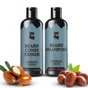 (原始内容存档于2017-09-26). Striking Viking Beard Shampoo and Conditioner Set – 4 Fl Oz Each, Fresh Masculine Scent – 胡子洗涤器和男用条件洗涤器 - Cleanings & Softens, 配有 Argan & Jojoba Oil - Sulfate & Paraben Free