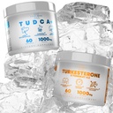TUDCA+ 1000mg Bile Salt 肝脏支持补充剂+ Turkesterone & Tongkat Ali 1000mg 增殖 Stamina (60 Capsules)
