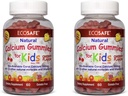 珊瑚钙维生素D3 Kids Gummy, Natural Cherry Flavor, Non GMO, Gluten-Free, Dairy-Free, Soy-Free and Gelatin Free - 300 mg 钙,800 IU 维生素D3-60 Gummys (1 Pack)