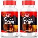 (2 Pack) Fat Burn Active Pills, Fat Burner Active Advance Keto 公式 - 高级体重损失支持,全天然 Keto 补充, Fat Burn Keto Vitamins, Fat Burn Keto Active Reviews (120 Capsules)