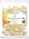 Clark Store Information Gelatin Capsules Size 00 – 1 Cup (Popprox 120 Capsules), 完美地用于DIY补编, 蔬菜友好, Halal & Kosher 认证, BSE- Free