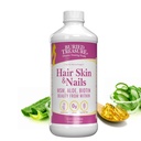 用MSM Biotin Aloe Vera 加上维生素和矿物,将珍宝头发、皮肤和钉子埋在富勒尔头发、更坚固的钉子和更清澈的皮肤 16 oz 的高潜力液体全食品综合体中