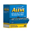 Aleve Pain Reliever & Fever Reducer Naproxen Sodium Caplets, 身体和关节炎 疼痛 Reliever, 为12岁和12岁以上成人和儿童提供药物, 60个个人邮袋