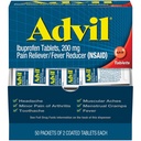Advil Ibuprofen, 200mg, 50 包两块纸板(包2)