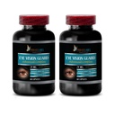 眼辅素 Lutein - 眼视卫 24 MG - 高级眼复合素 - 眼辅素 Lutein for Eyes, Vision Support 复合素 A, 葡萄种子提取素 眼辅素药 超过50, 2瓶120 Capsules